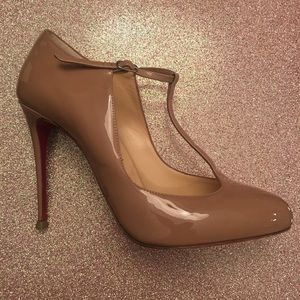Christian Louboutin's T Poppin's Patent *NUDE